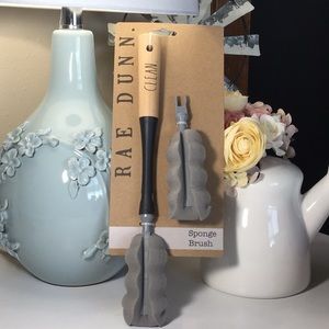 Rae Dunn CLEAN. Sponge Brush, Black